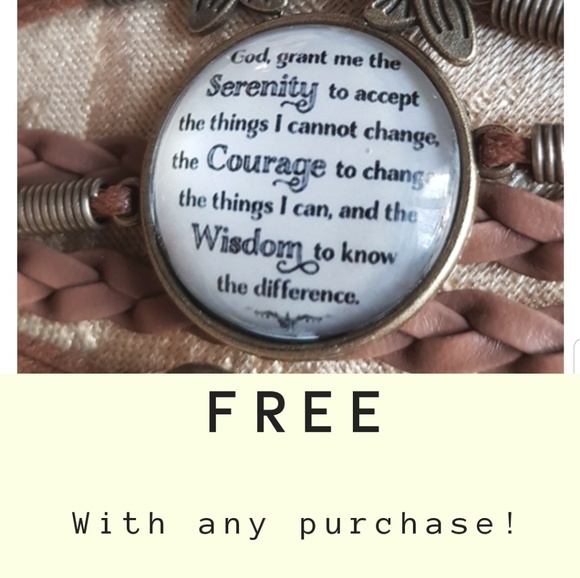 Jewelry - LAST ONE! Serenety, Courage and Wisdom bracelet